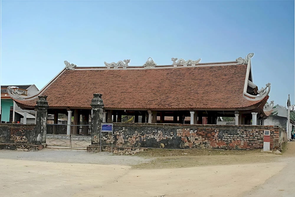 Đình Đông Môn có kiến trúc đặc trưng của đình làng Việt xưa